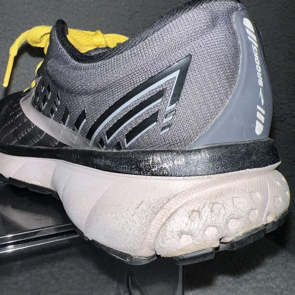 Brooks Ghost 13 Shoes Women's Sz 8.5 Gray/Pink Running Sneakers Lace Up Trainers